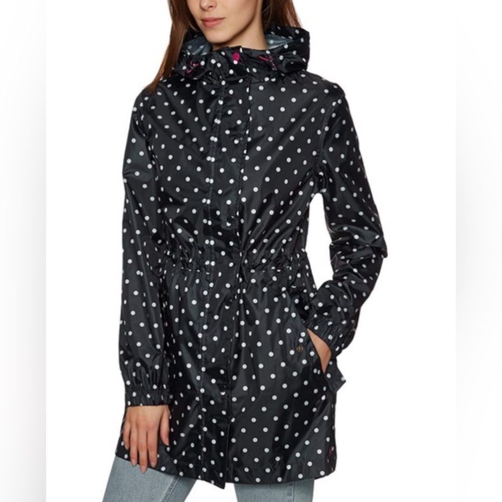NWT Joules Polka Dot Right as Rain Collection Raincoat Size 4.